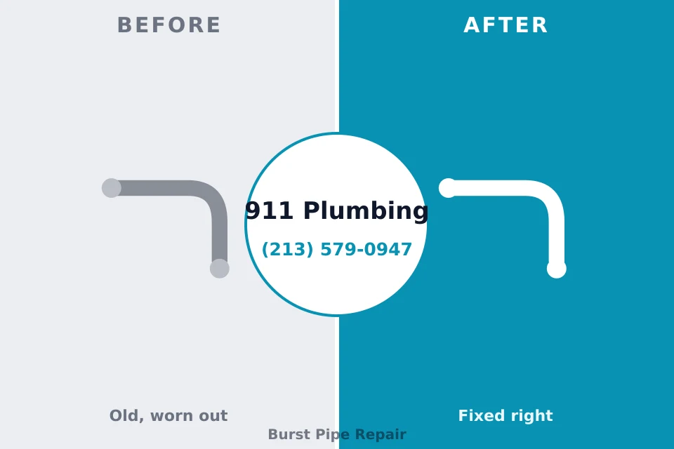 Before and after: plumbing company Bend, OR